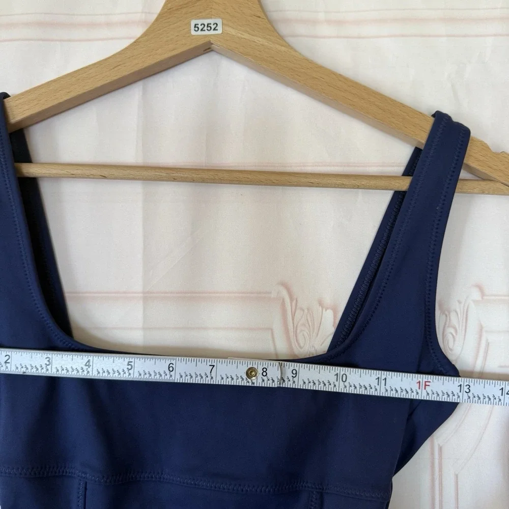 SKIMS Sculping Swim Tank One Piece In Midnight (Deep Navy Blue) Size XXS NWT